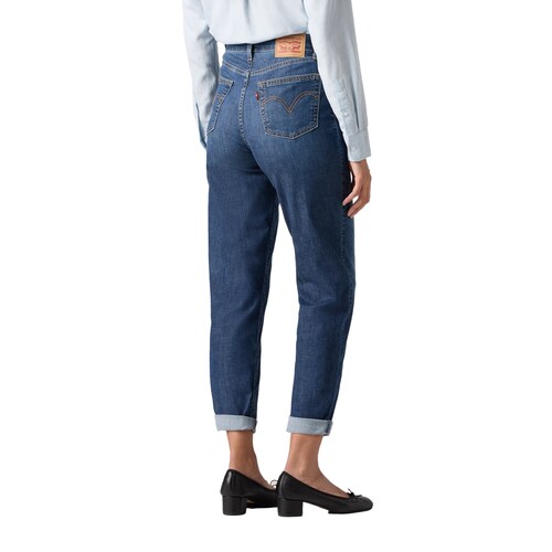 Jeans Boy Friend Tiro Alto Levi's para Mujer