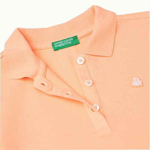 Camisa Tipo Polo Benetton para Niña