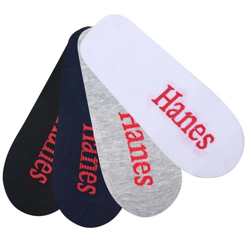 Set 4 Pack Calcetines Hanes Liner para Hombre