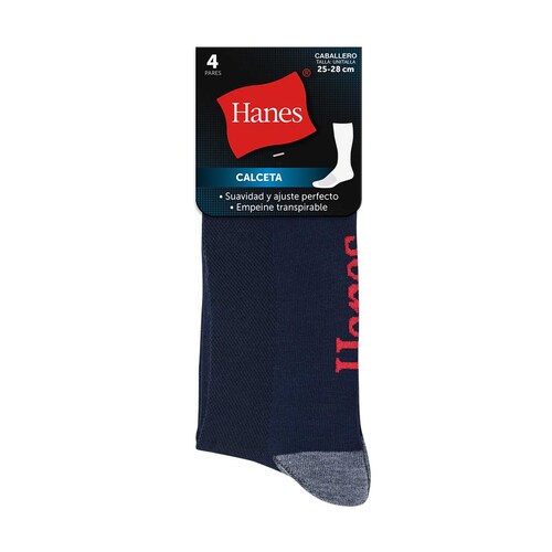 Set 4 Pack Calcetines Hanes para Hombre
