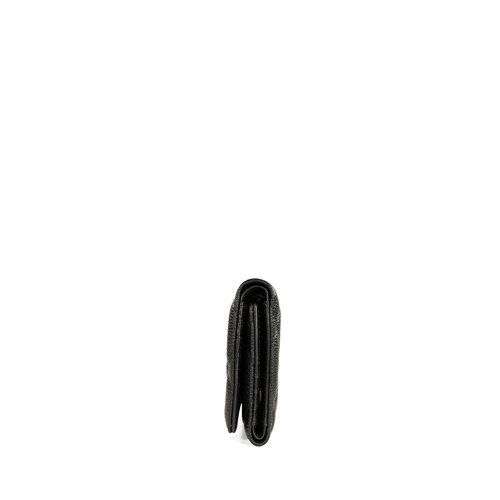 Billetera Flap Cloe Negra para Mujer