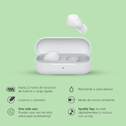 Audífonos Bluetooth Sony Wfc510 Blancos