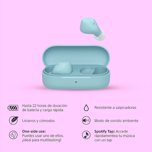 Audífonos Bluetooth Sony Wfc510 Azules