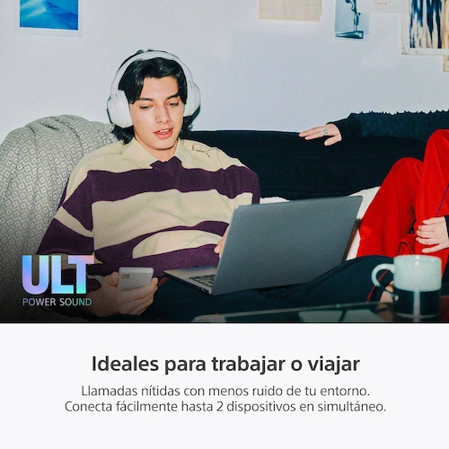 Audífonos Bluetooth Sony Ult Wear Blancos
