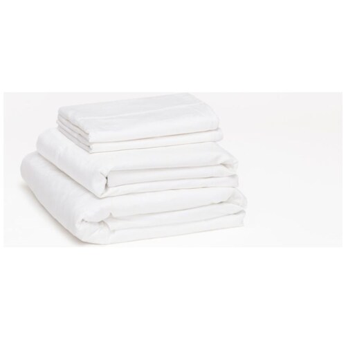 Luuna Sábanas Silvadur Algodón King Size Blanca