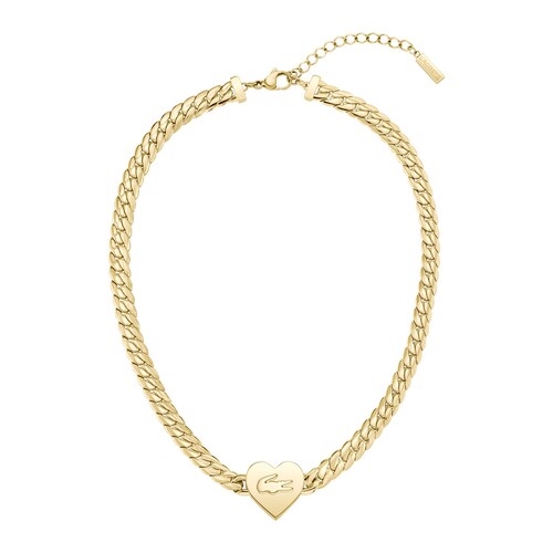 Collar Love My Croc Acero para Mujer