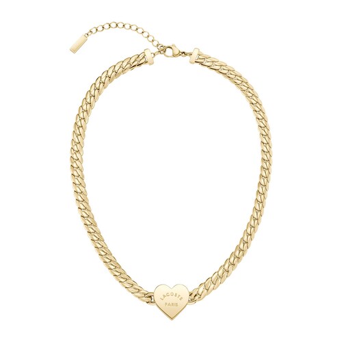 Collar Love My Croc Acero para Mujer