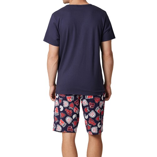 Pijama Completa Pac-Man con Short para Hombre