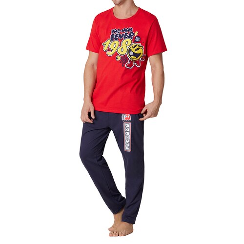 Pijama Completa Pac-Man Manga Corta para Hombre