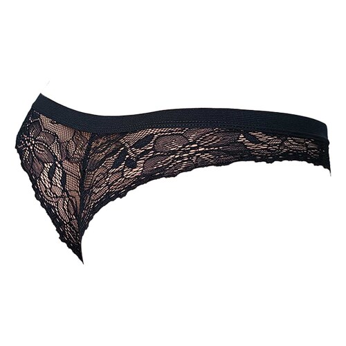 3 Pack Zelina Tanga Encaje Y Elástico para Mujer