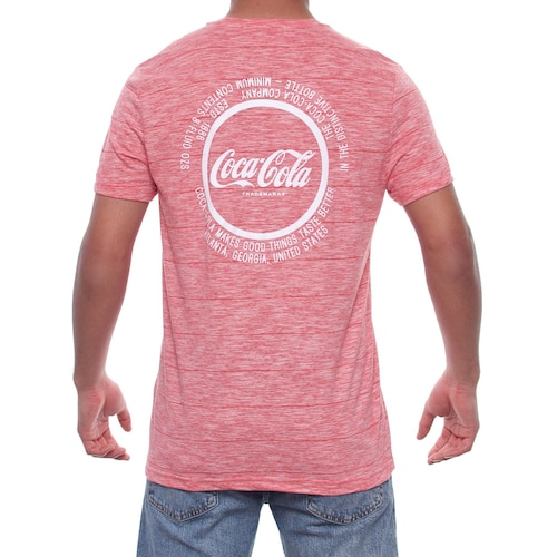 Playera Regular Fit Diseño Coca Cola para Hombre