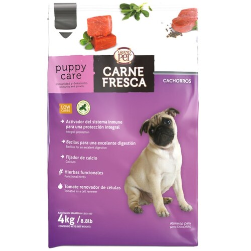 Carne Fresca Puppy Care 4Kg Grandpet