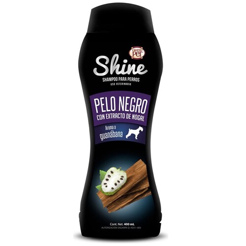 Shampoo Shine Pelo Negro 400Ml Grandpet
