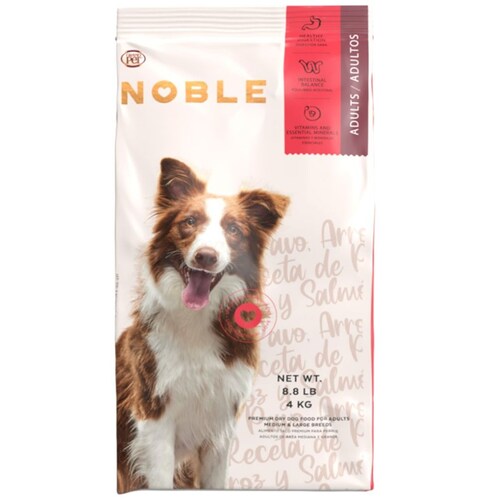 Alimento Seco Noble Adulto Raza Mediana Y Grande 4Kg Grandpet