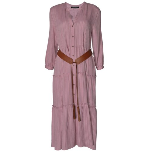 Vestido Largo con Cinturón Philosophy para Mujer Junior