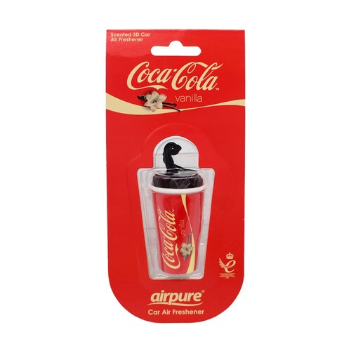 Aromatizante Coca-Cola Vaso Colgante Vainilla
