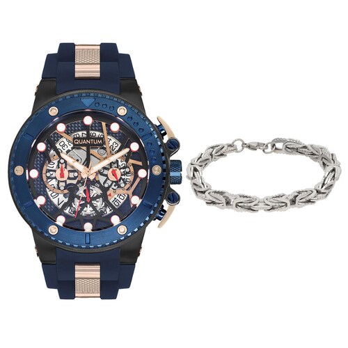 Set de Reloj Quantum Qtboxrj35 para Hombre