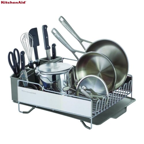 Escurridor Compacto Gris Satinado Kitchenaid