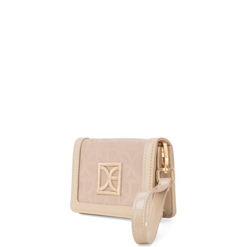 Billetera Flap Cloe Beige para Mujer