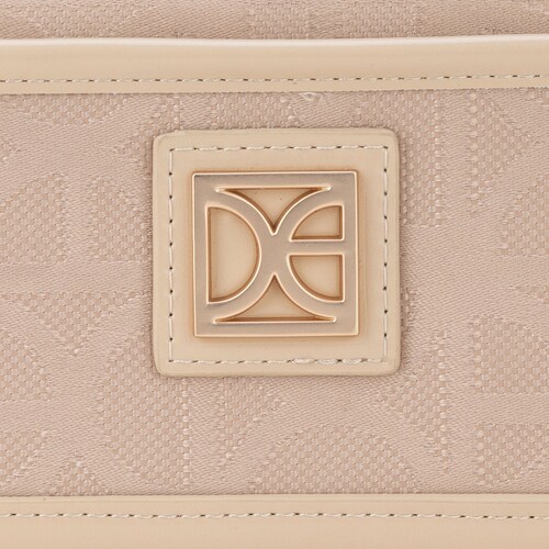 Billetera Flap Cloe Beige para Mujer