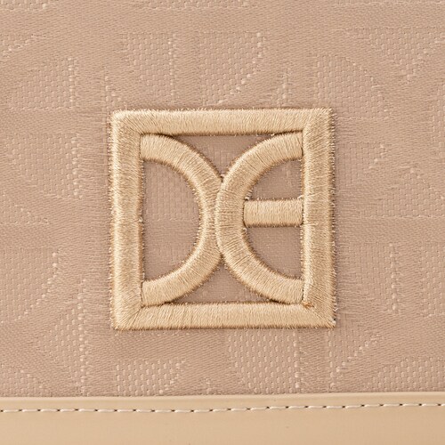 Billetera Flap Cloe Beige para Mujer