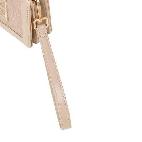 Billetera Flap Cloe Beige para Mujer