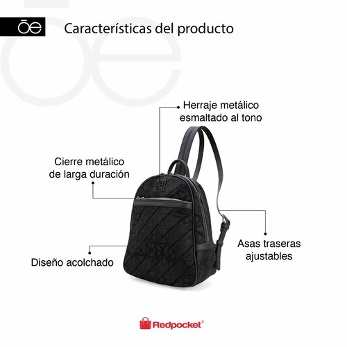 Bolso Backpack Cloe Azul para Mujer