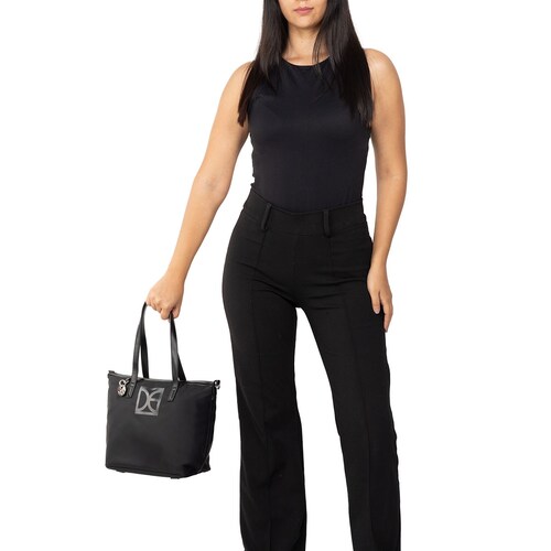 Bolso Tote Cloe Negro para Mujer