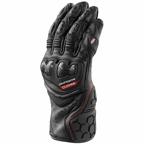 Guantes de Piel Clover Rsc 4 para Motociclista