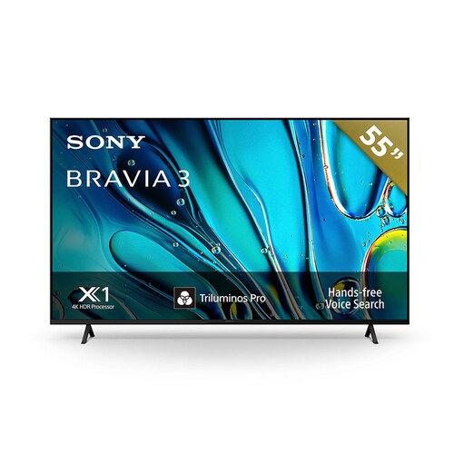 Pantalla Led Sony Bravia 3 55 Pulgadas 4K Hdr Google Tv K-55S30