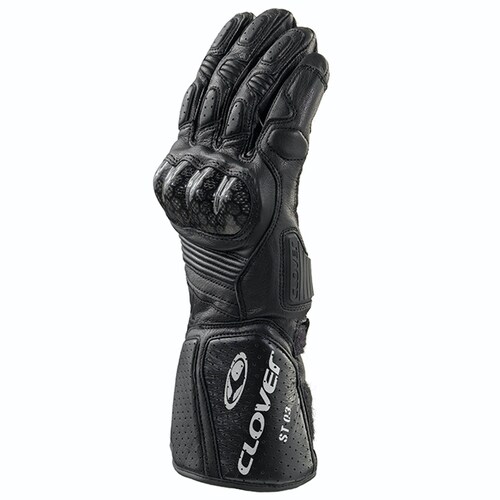 Guantes de Piel Clover St03 para Motociclista