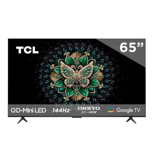 Pantalla Tcl Mini Led 65 Pulgadas 4K Google Tv 65Qm6K