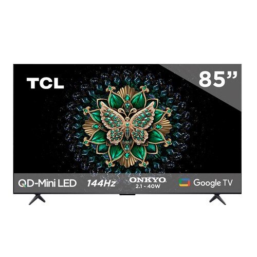 Pantalla Tcl Mini Led Tcl 85 Pulgadas 4K Google Tv 85Qm6K