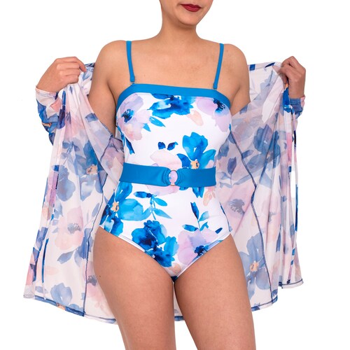 Set 2 Piezas Maillot y Salida de Playa Relax Beach para Mujer