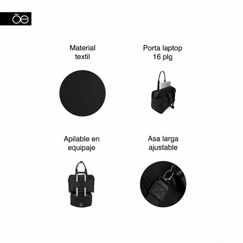 Duffle Kiluc Negro Cloe