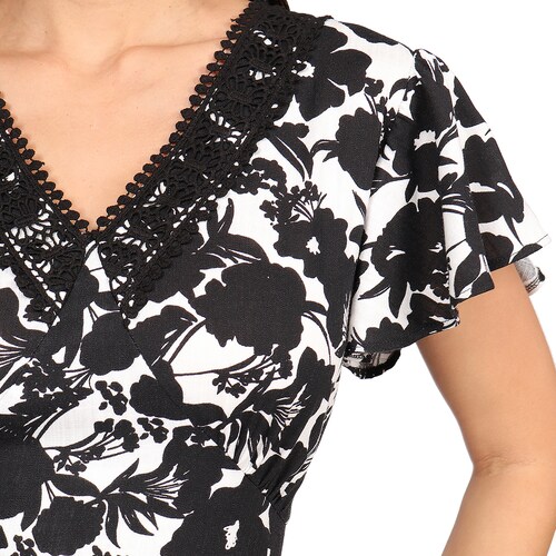 Vestido Estampado Duplan para Mujer