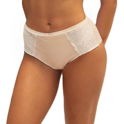 Panty Hebe Completa Encaje Costados para Mujer