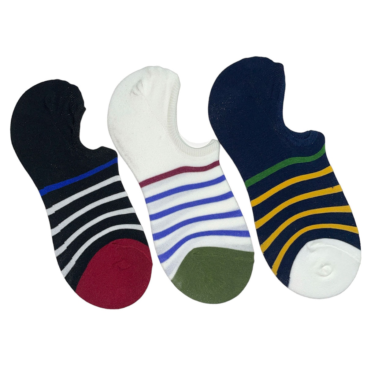 Set 3 Pack Calcetines Invisibles Sarosa para Hombre