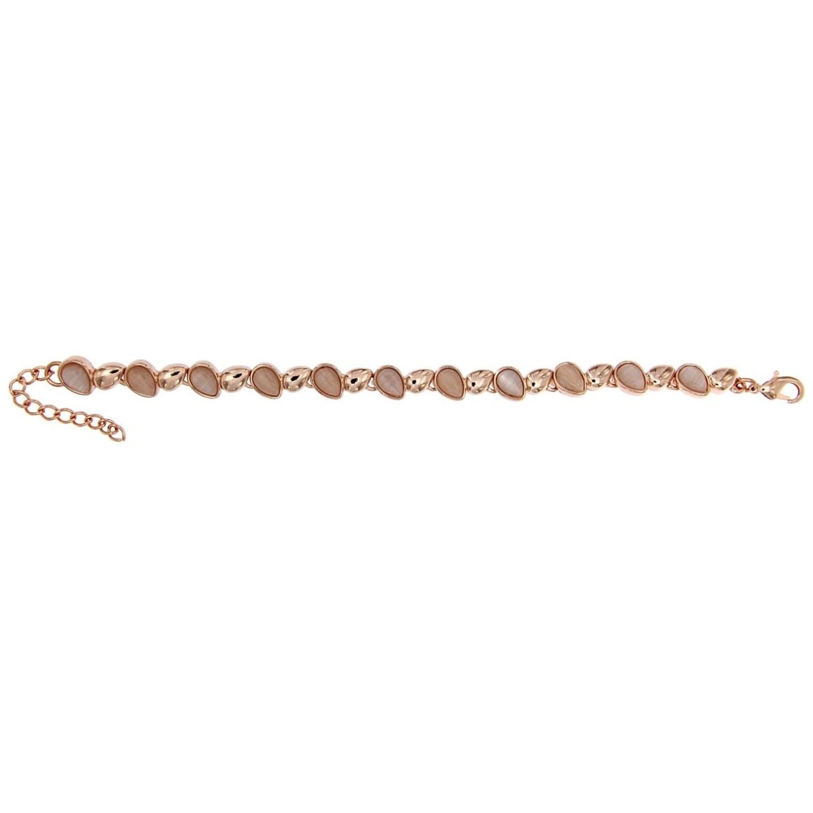 Pulsera Cadena Piedras Rosa Camilla