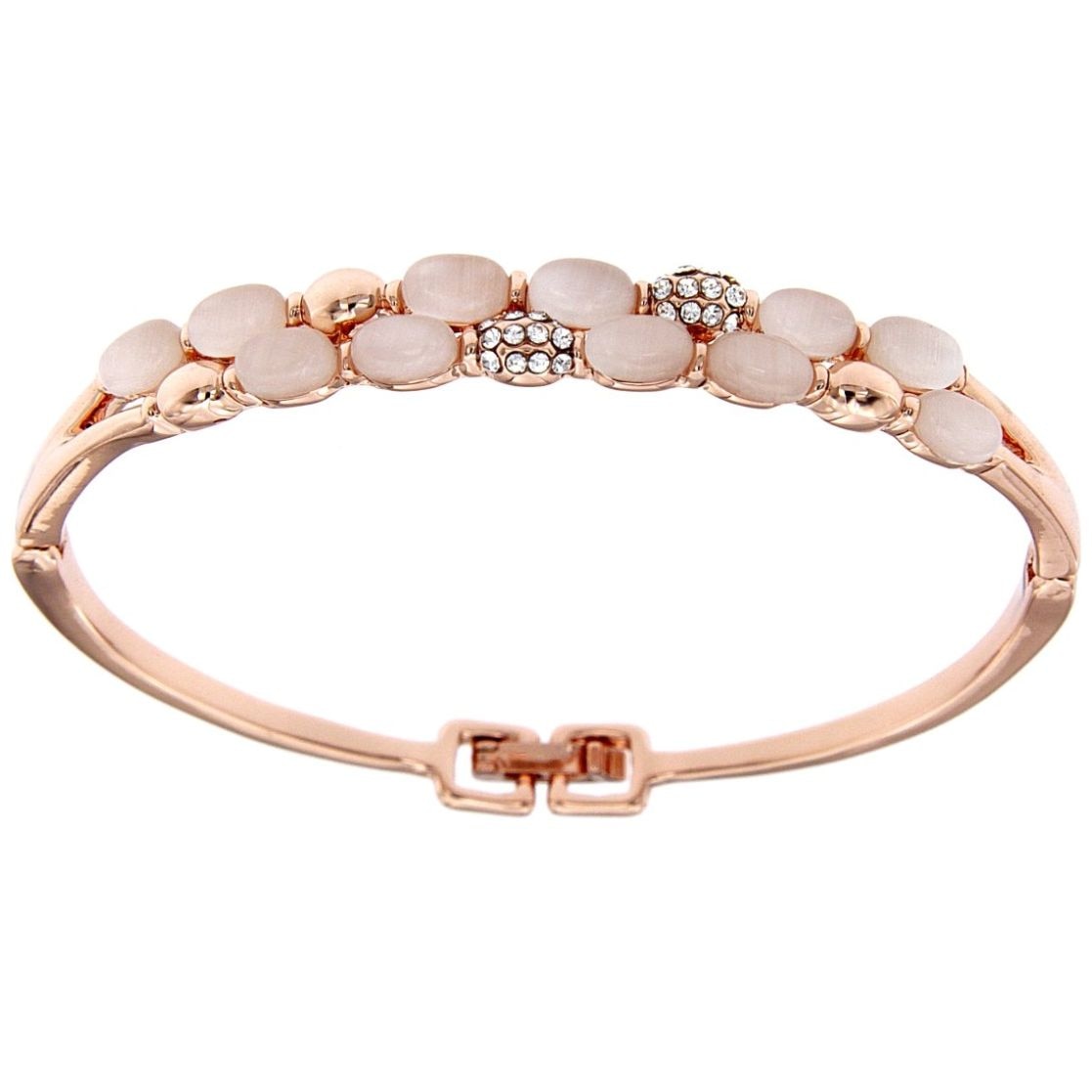 Brazalete Piedras Rosa Camilla
