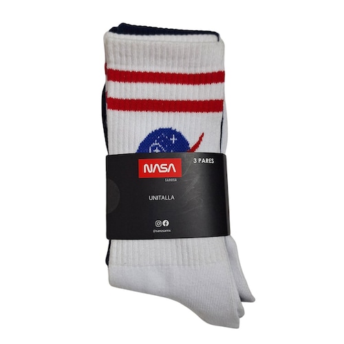 Set 3 Pack Calcetines Nasa para Hombre