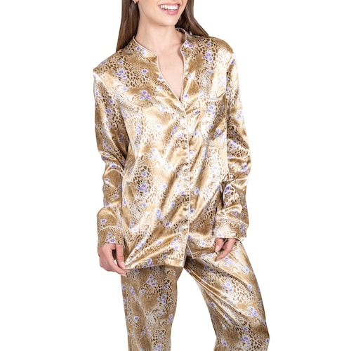Conjunto Pijama Lifestyler Camisera Y Pantalón para Mujer