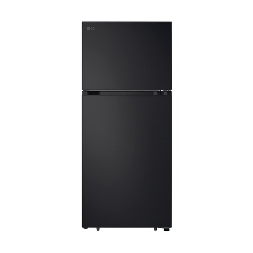 Refrigerador Lg Congelador Superior 18P Vt50Bep Negro Mate
