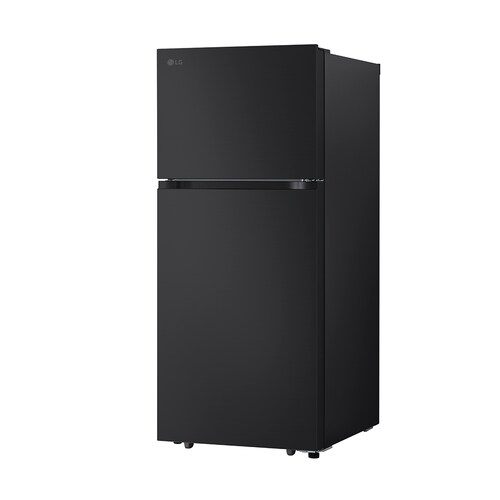 Refrigerador Lg Congelador Superior 18P Vt50Bep Negro Mate
