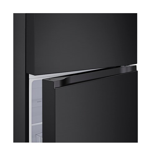 Refrigerador Lg Congelador Superior 18P Vt50Bep Negro Mate