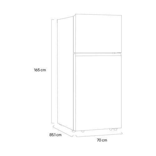 Refrigerador Lg Congelador Superior 18P Vt50Bep Negro Mate