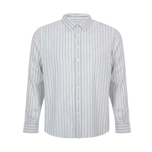 Camisa a Rayas Bruno Magnani para Hombre Plus