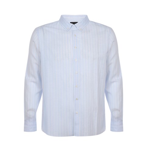 Camisa a Rayas Bruno Magnani para Hombre Plus