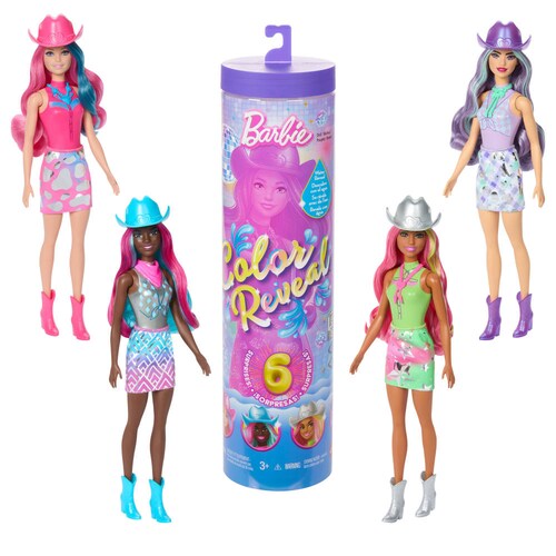 Barbie Color Reveal Muñeca Moda Disco Sorpresa Mattel