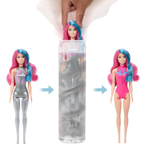 Barbie Color Reveal Muñeca Moda Disco Sorpresa Mattel